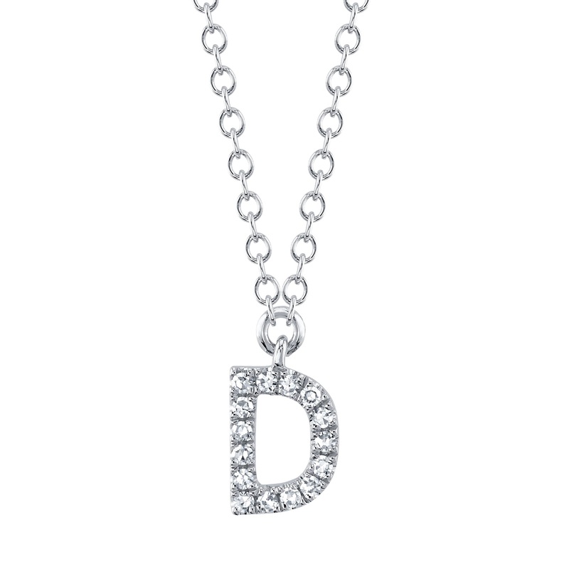 Shy Creation Diamond Necklace - Initial D