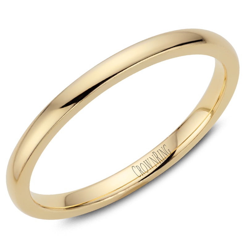 Traditional 2MM Classic Wedding Band