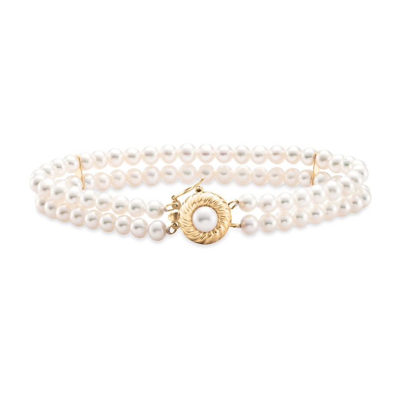 Wreath Pearl Strand Bracelet