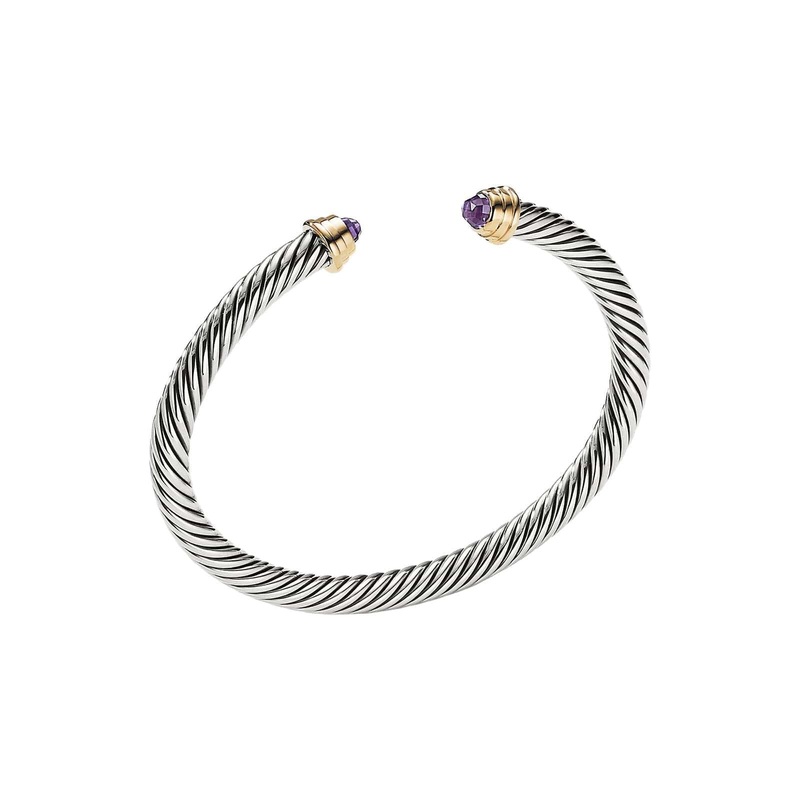 Amethyst Cable Kids Cuff