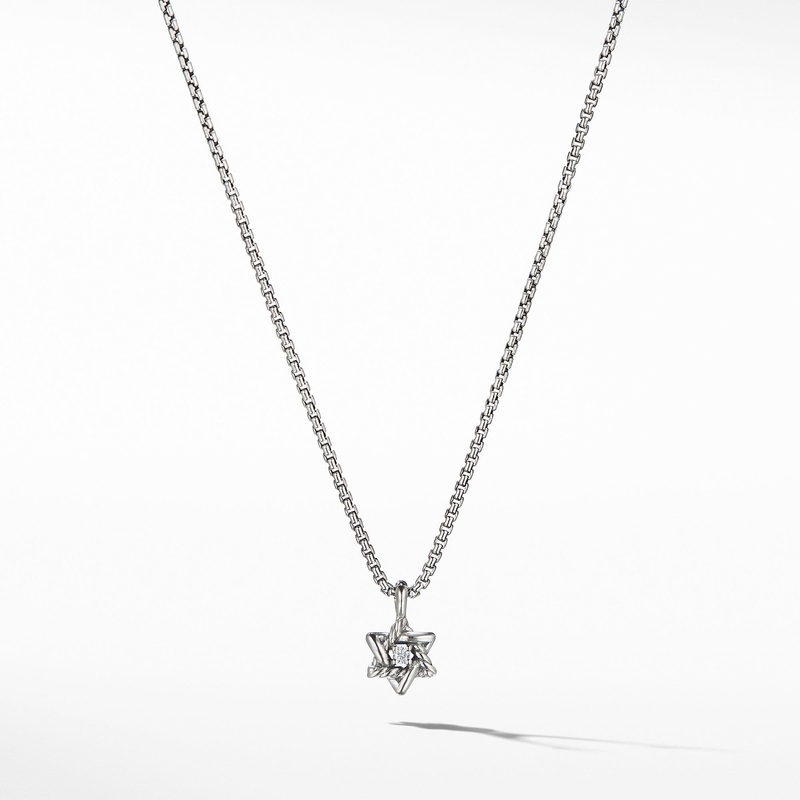 Cable Collectibles Kids Star of David Necklace with Diamonds