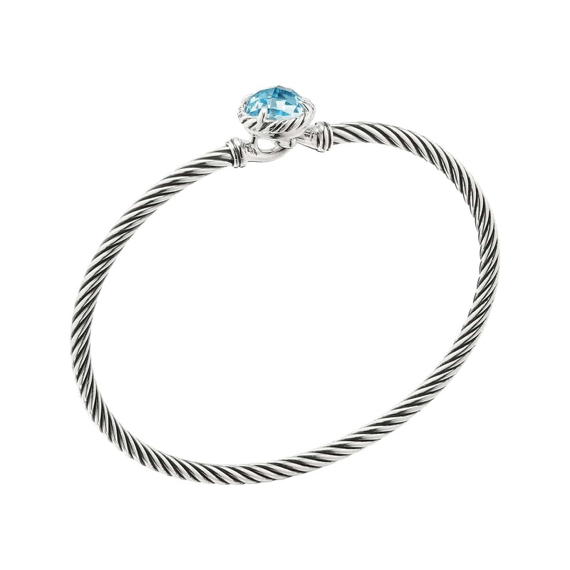 Chtelaine Bangle in Blue Topaz