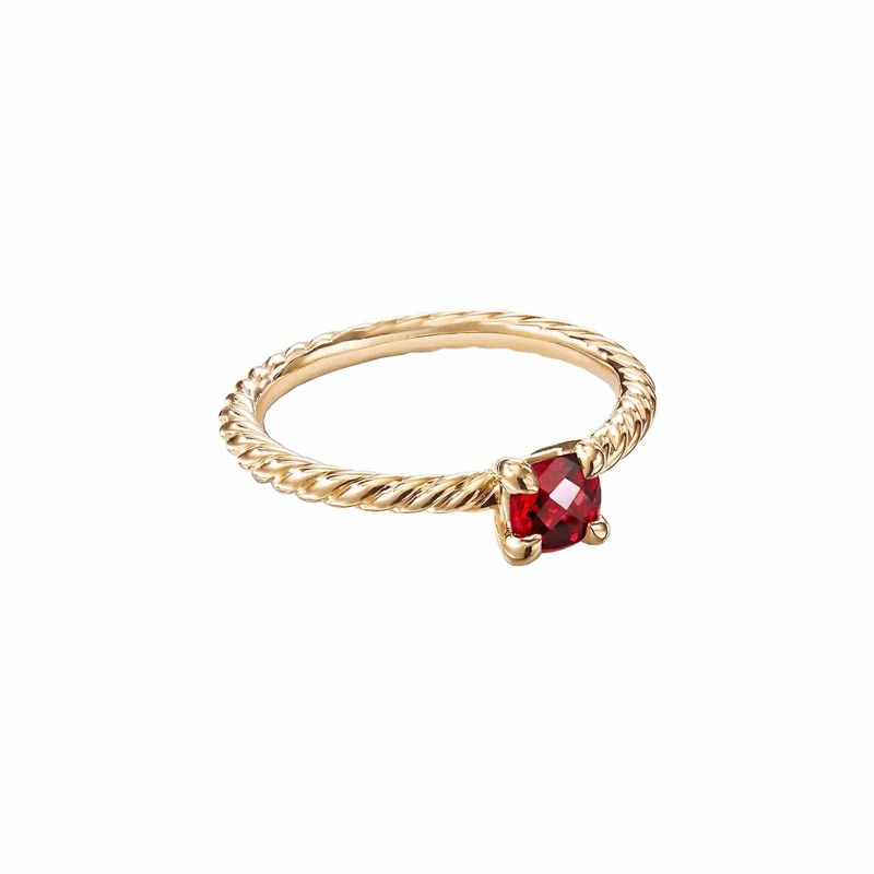 Chtelaine Kids Ring in Garnet
