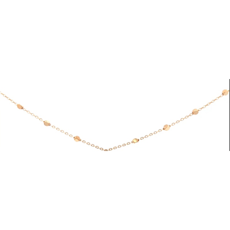 Brown & Co. 14k Yellow Gold Beaded Chain