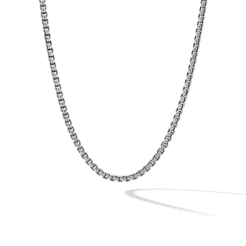 David Yurman 3.6mm Box Chain Necklace Titan/sil