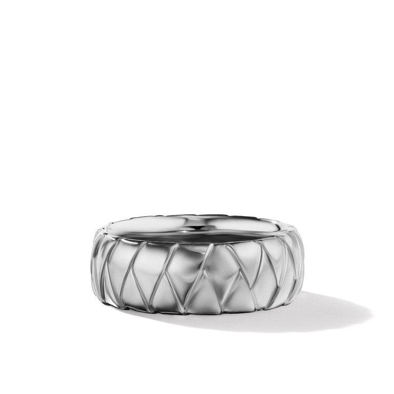 David Yurman 8mm Wrap Band Ring Sil