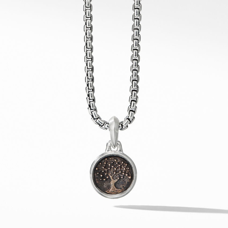 David Yurman Extra-Small Tree Of Life Amulet With Bronze