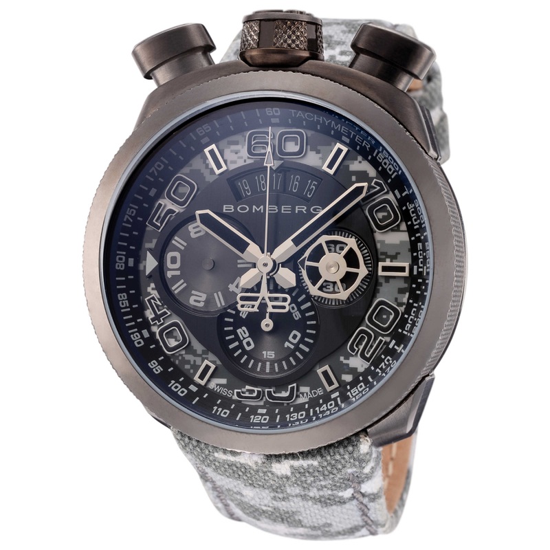 Bomberg Men's Quartz Watch BS45CHPGM-019-3