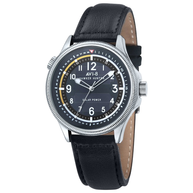 AVI-8 Hawker Hunter Men's Quartz Solar Watch AV-4018-01