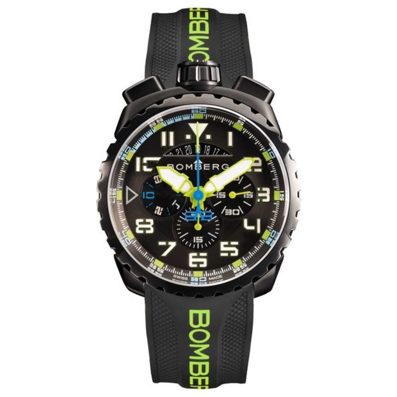 Bomberg Men's Quartz Watch BS45CHPBA-050-10-3