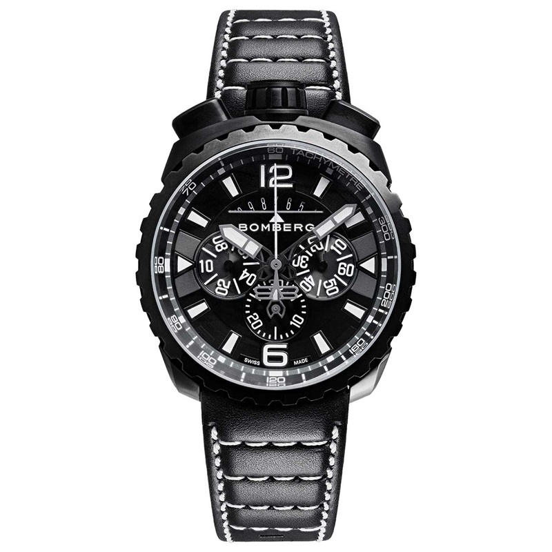 Bomberg Men's Quartz Watch BS45CHPBA-050-6-3