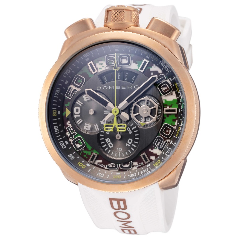 Bomberg Men's Quartz Watch BS45CHPPK-048-1-3