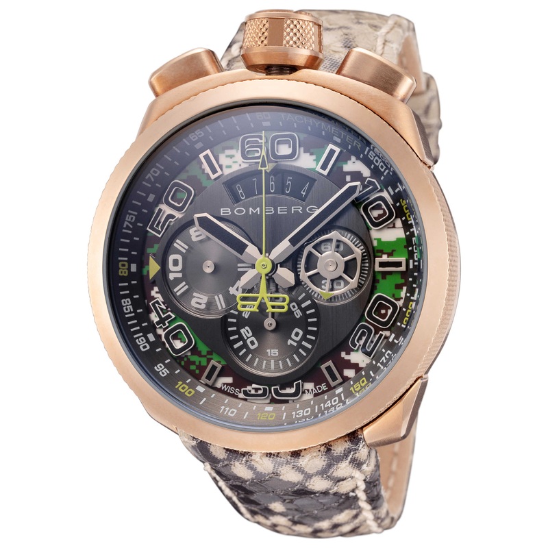 Bomberg Men's Quartz Watch BS45CHPPK-048-3