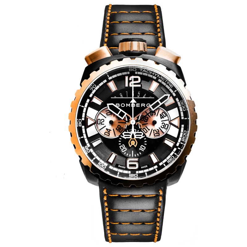 Bomberg Men's Quartz Watch BS45CHPPKBA-050-1-3