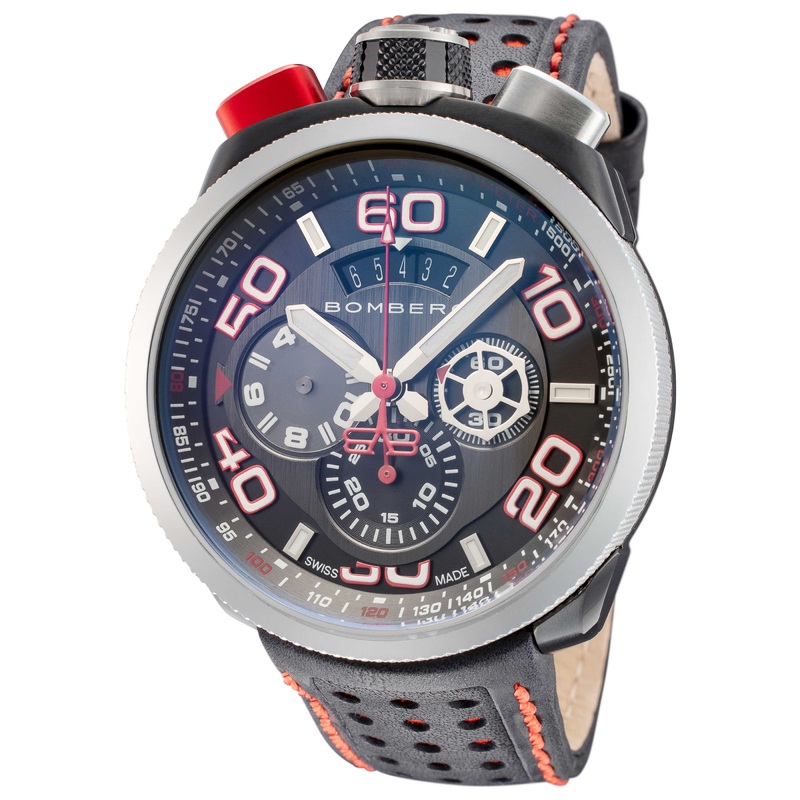 Bomberg Men's Quartz Watch BS45CHSP-011-3