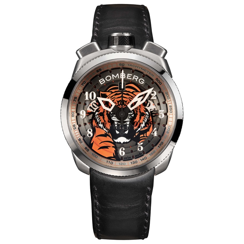 Bomberg Men's Quartz Watch BS45CHSS-TIG-2-3