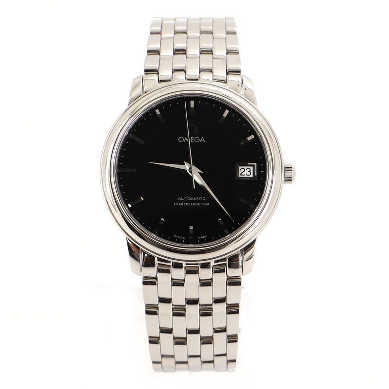 De Ville Prestige Chronometer Automatic Watch Stainless Steel 37
