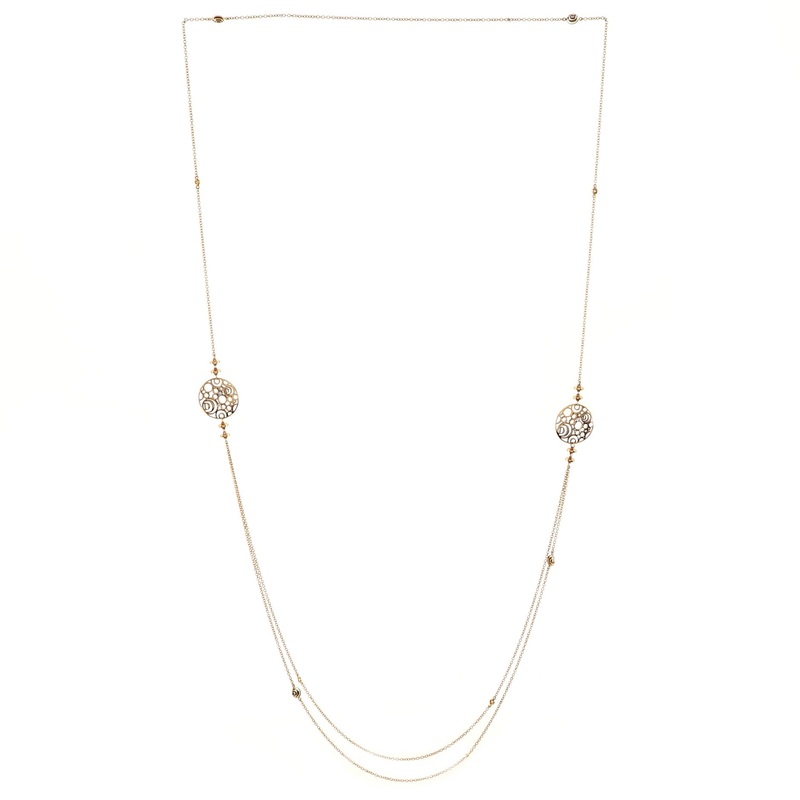 Diamantissima Long Necklace 18K Rose Gold and Diamonds