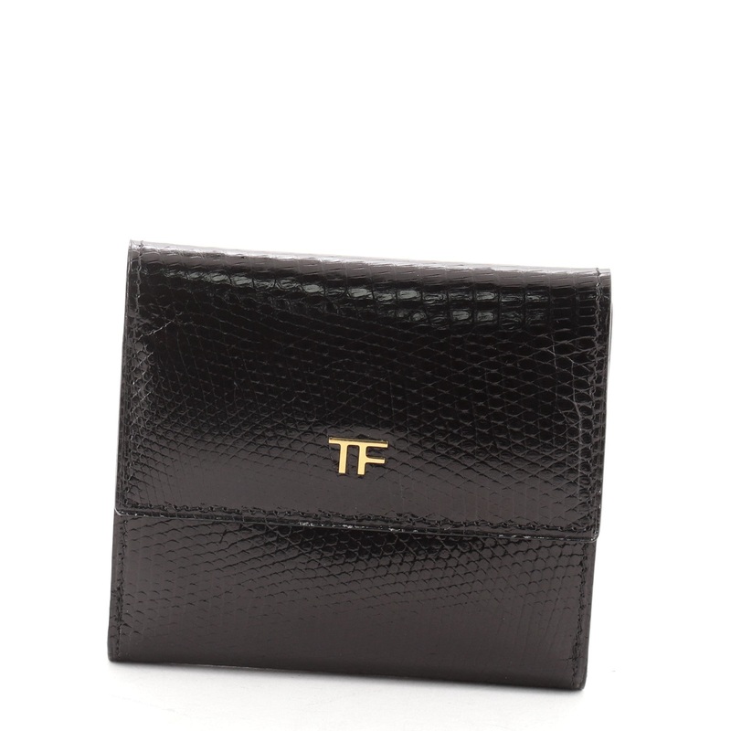 French Wallet Snakeskin Compact