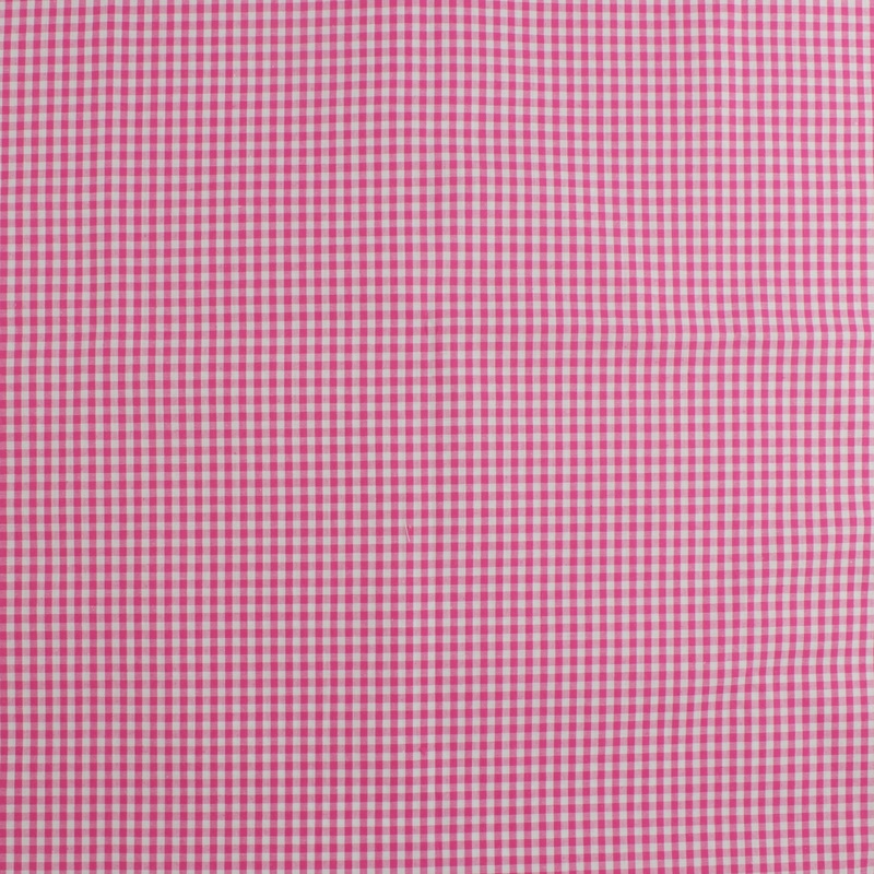 Gingham Check - Bright Pink 1/8''