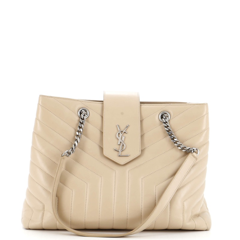 LouLou Tote Matelasse Chevron Leather Large S744816603548