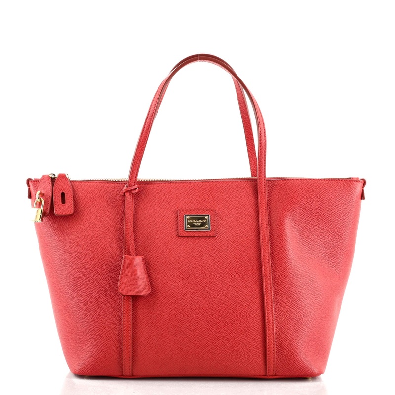 Miss Escape Zip Tote Saffiano Leather Large