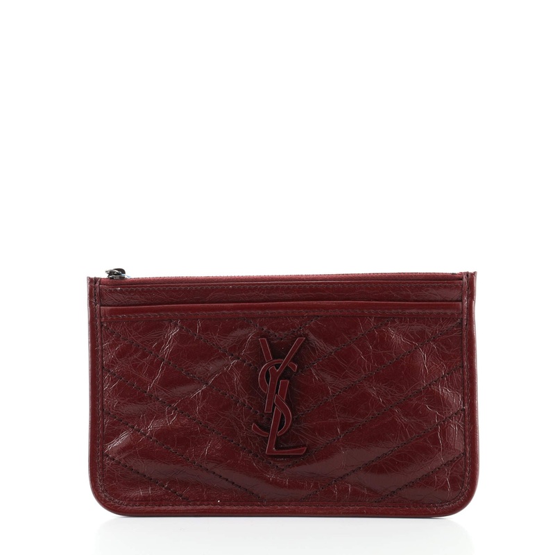 Niki Bill Pouch Matelasse Chevron Leather S744816628881