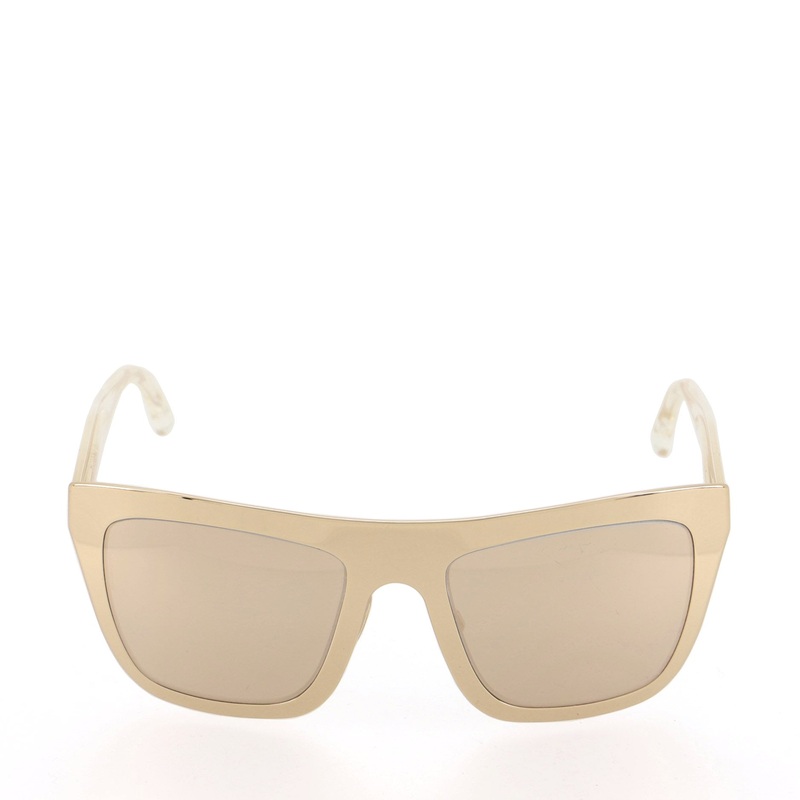 Rectangular Sunglasses Plated Metal