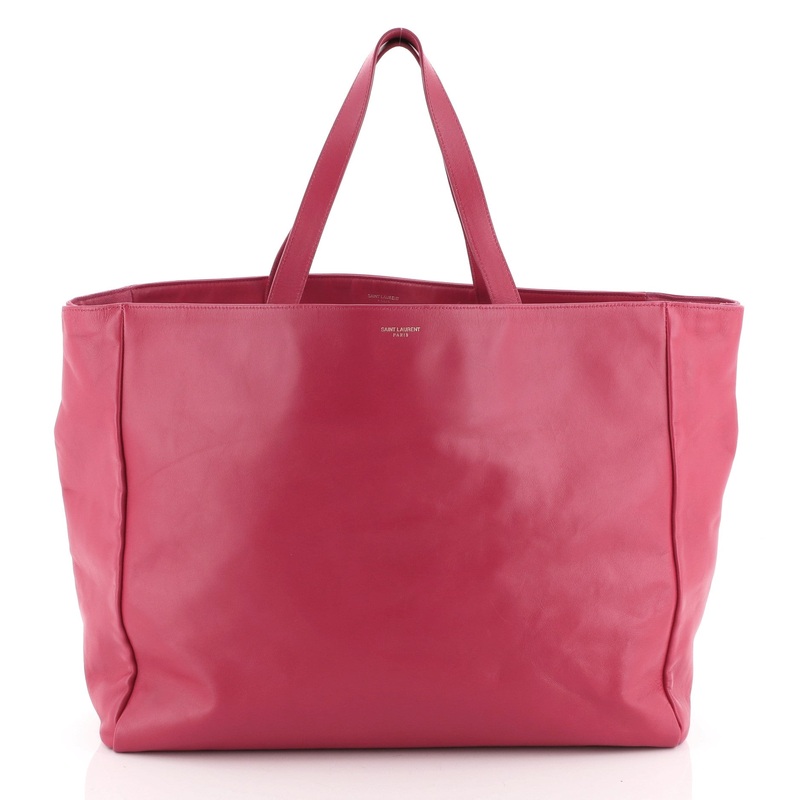Reversible East West Shopper Tote Studded Leather and Suede S744816739123