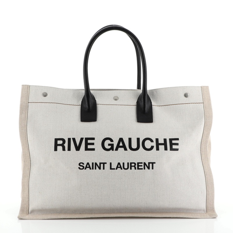 Rive Gauche Shopper Tote Canvas Large S744816733126