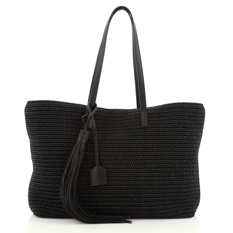 Shopper Tote Woven Raffia East West S744816732179