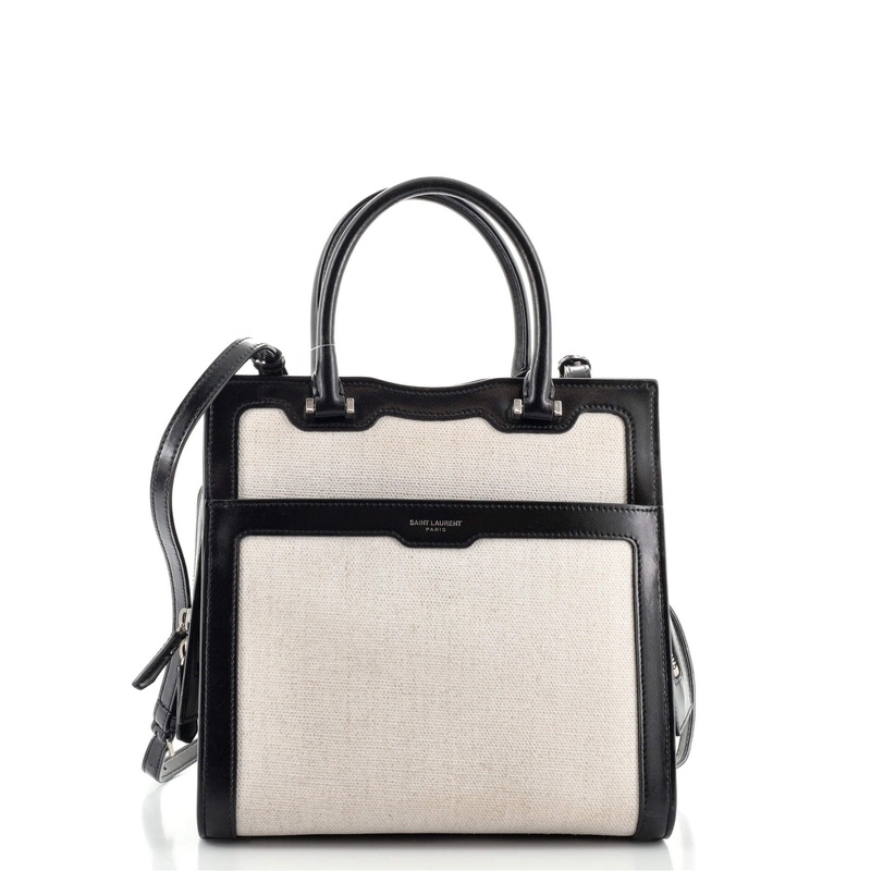 Uptown Tote Canvas with Leather Small S744816581357